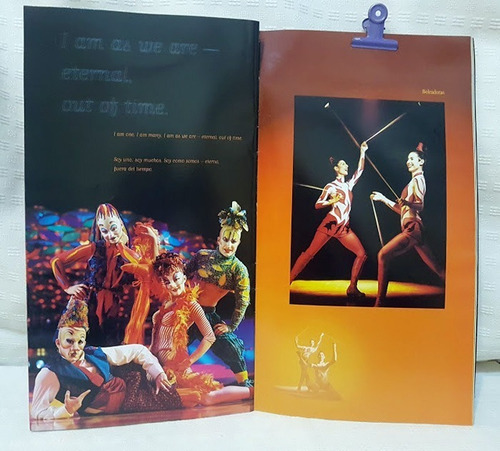 Saltimbanco Programa Oficial Cirque Du Soleil Año 2006
