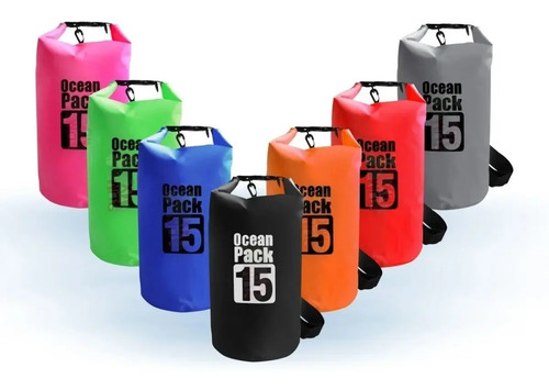 Bolsa Seca Contra Agua Impermeable 15 Litros Dry Bag | Meses sin intereses