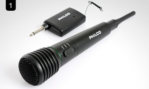Microfono Alambrico Inalambrico Philco Wm308