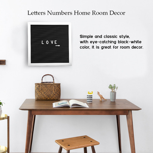 Tablero De Letras De Plástico Con Mensaje De 25 Cm X 25 Cm,