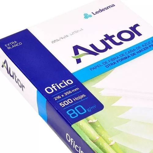 Resma A4 Autor Ledesma 80 Gramos Blanco