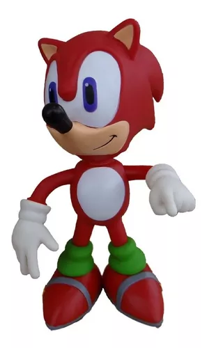 Boneco Sonic Vermelho -action Figure - Knuckles - Articulado