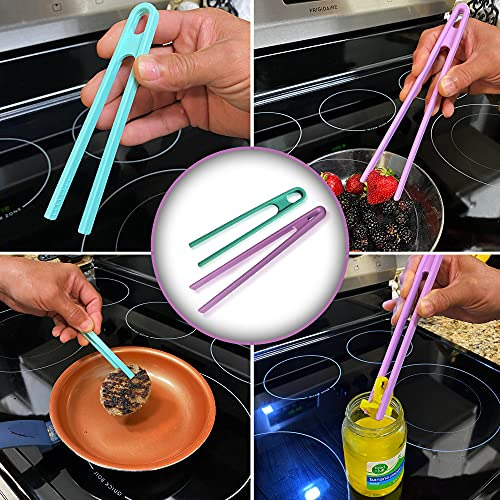 Pinzas Para Tostadora (juego De 2), Pinzas De Silicona Para