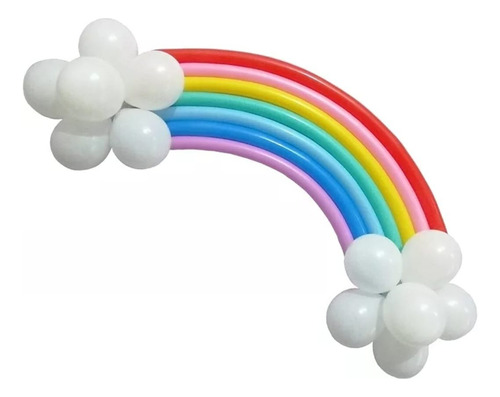 Set Globos Arcoíris Para Armar