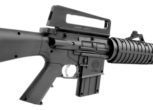 Rifle Fuzil .22 M-16r Gás Nitro + Luneta + Bandoleira + Bala