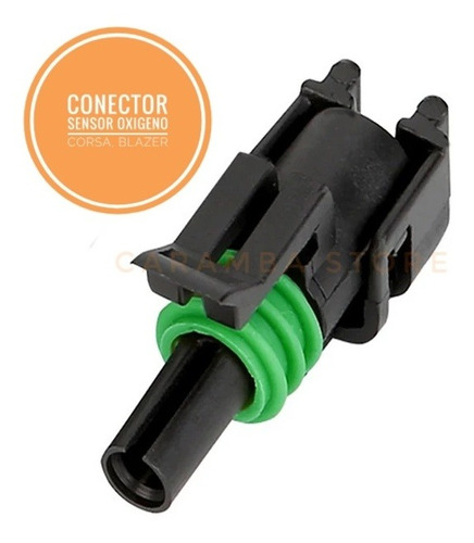 Conector Sensor Oxigeno Macho 1 Cable Corsa, Blazer, Cielo