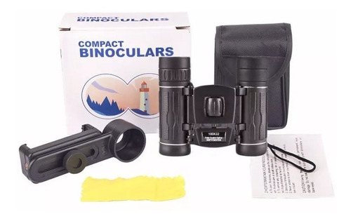 Telescópio Binocular Portátil Hd 100x22 30000m Com Suporte