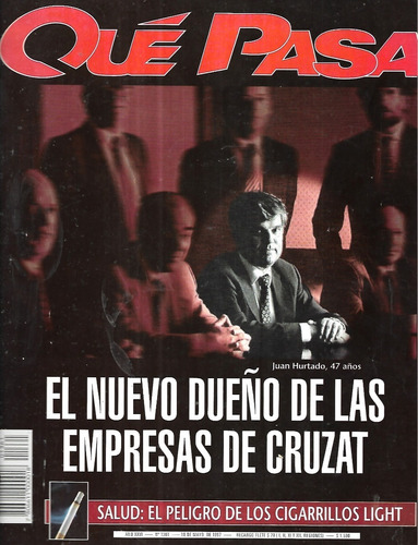 Revista Qué Pasa 1361 / 10 Mayo 1997 / Juan Hurtado Y Cruzat