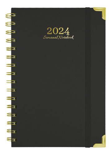 Agenda Semanal 2024 Notebook