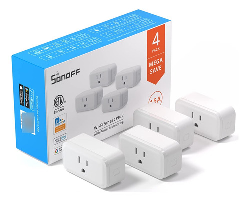 Sonoff S40 Enchufe Inteligente Wifi Con Monitoreo De Energía