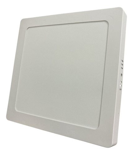 Plafón Pvc Backlight Cuadrado 12w Con Base Luz Fria