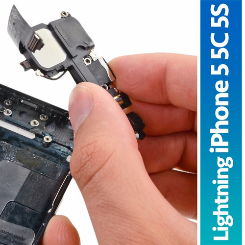 Flex Puerto Carga Lightning iPhone 5 5s 5c Instalado 45 Min!