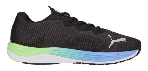 Zapatilla Puma Velocity Nitro 2 Hombre Black/purple/silver