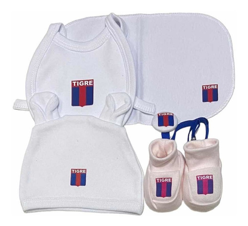 Set Bebe Tigre Futbol 6piezas En Bolsita Regalo