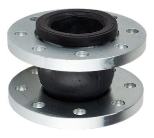 Junta De Expansão Borracha 150lbs C/ Flanges 6 Pol