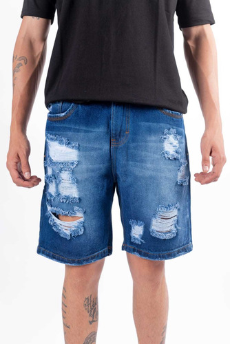 Short Hombre Denim Azul Summer