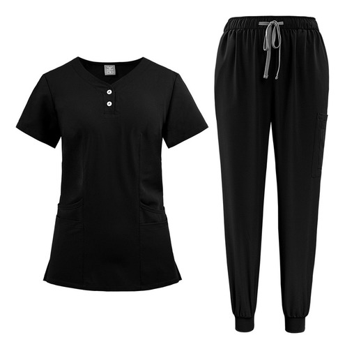 Conjuntos De Ropa De Trabajo Con Uniforme Médico Para Mujer