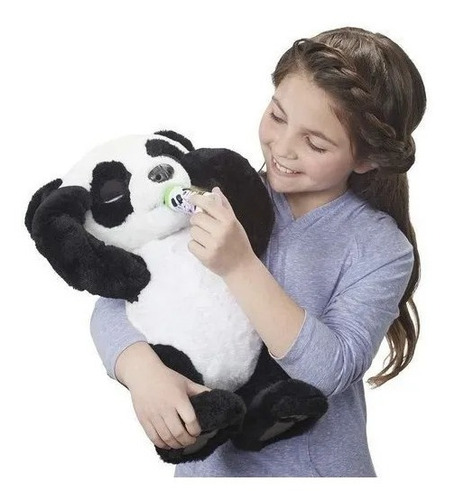 Imagen 2 de 9 de Oso Panda Plum +100 Sonidos Furreal Friends Hasbro Original