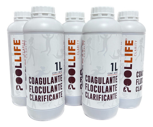 Clarificante Decantador Floculante X5 Lts Poollife ¡promo!