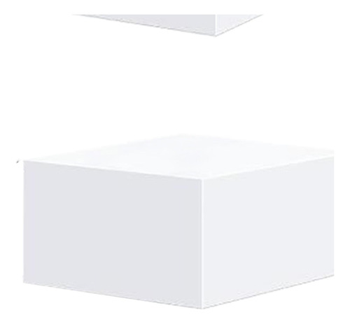 6pcs Acrylic Display Risers Box For Buffet Table 5 White