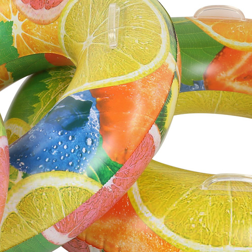 Patrón De Fruta De Anillo De Natación Para Niños De 3