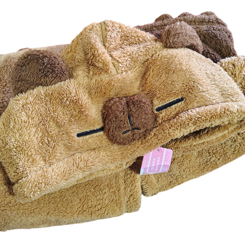 Bata Pijama Capybara Capibara De Felpa Muy Suave Y Hermosa!