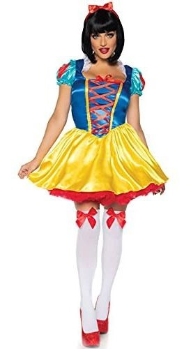 Disfraz Talla Mediano/grande Para Adulto De Blancanieves