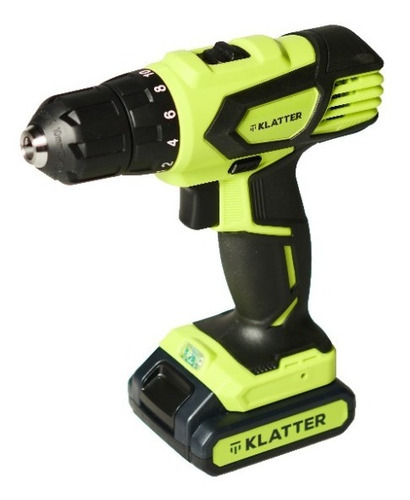 Imagen 2 de 10 de Taladro Atornillador Klatter 14v Inalambrico 10mm