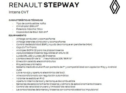 Imagen 15 de 15 de Renault Stepway Intense