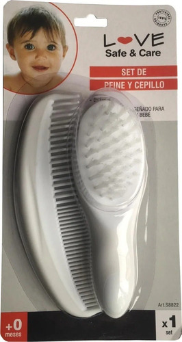 Kit Cuidado Del Bebe Peine Y Cepillo Suave