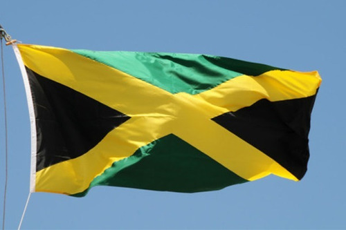 Bandera De Jamaica  Medida Oficial 90cm X 150cm