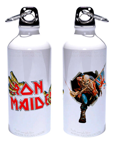 Caramañola Iron Maiden Botilito Botella Aluminio 600ml