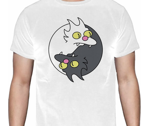 Los Simpsons - Cats - Ying Yang - Serie Tv - Polera