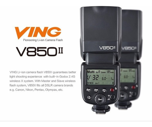 V850ii Godox Flash Hss