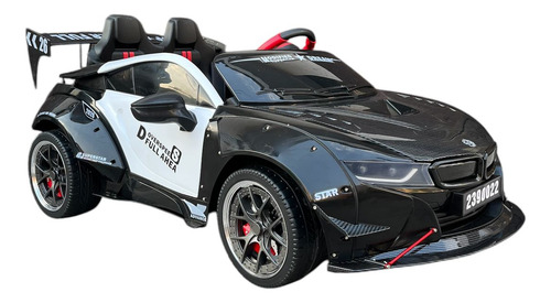 Carro Eléctrico Montable 2 Plazas C/control Remoto Luz Led