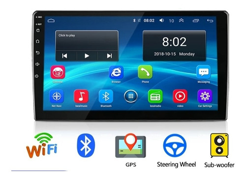 Radio Multimedia Pantalla 10 Pulgadas Android Gps Wifi C/cam