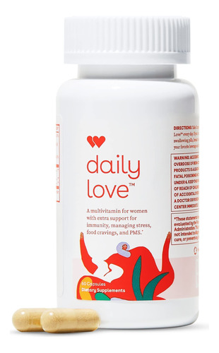 Love Wellness Daily Love Multivitamnico Para Mujeres, 60 Cps