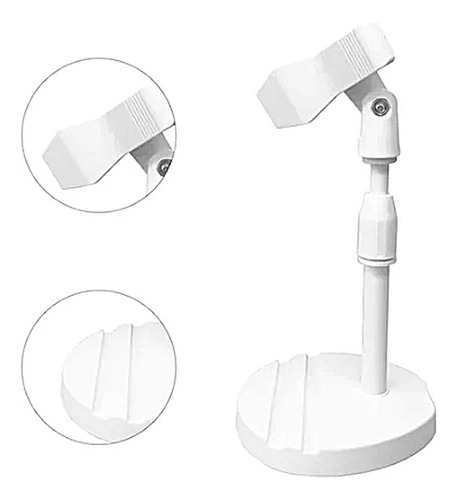 Soporte + Mini Lampara Uv/led Cherimoya Manicuria Color Blanco