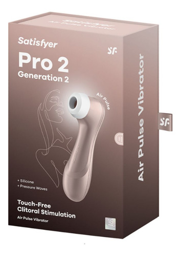 Satisfyer Pro 2 Estimulador Clitoriano Por Pulso De Aire Color Oro Rosa