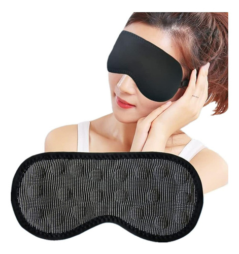 Antifaces Terapia Magnetica Dormir Ojos Respirable Suavidad Color Negro - 262331