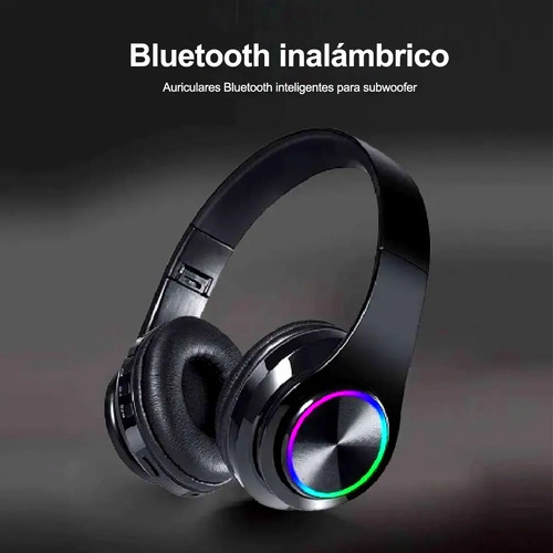 Audifonos Diadema Bluetooth Manos Libres Con Luz Led | Meses sin intereses