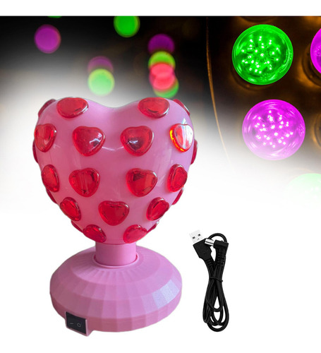 Esfera De Discoteca, Luz Led Multicolor, Diseño Compacto,