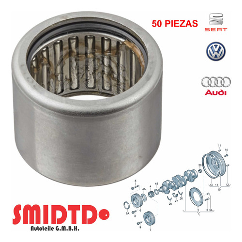 50 Baleros Piloto De Flecha Vw Jetta Mk4 A4 2.0l 1999-2012