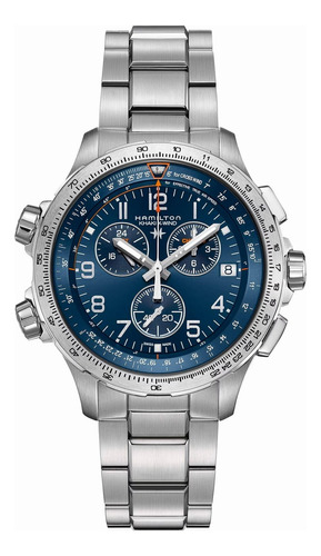 Reloj Hamilton Khaki Aviation X-wind Gmt Suizo Cronógrafo