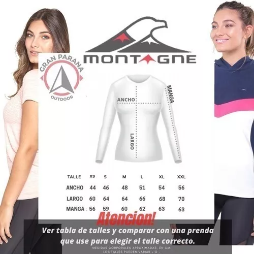 Privilegiado boicotear jueves Camiseta Termica Mujer Montagne Aspen Polera