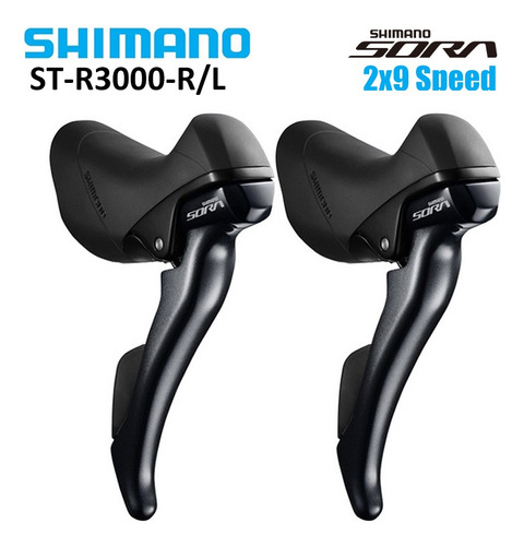 Sti Alavanca De Câmbio Speed Shimano Sora St-r3000 2x9v 9v