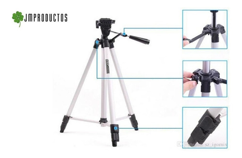 Tripode Camaras Fotográficas Celular Wt-330a Altura 135 Cms