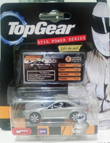 Mondo Motors 1/64 Top Gear Stig Mercedes Benz Sl65 Amg Black