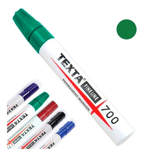 Caneta Marcador Cirurgico P/pele Texta 700 - Kit 3 Verde
