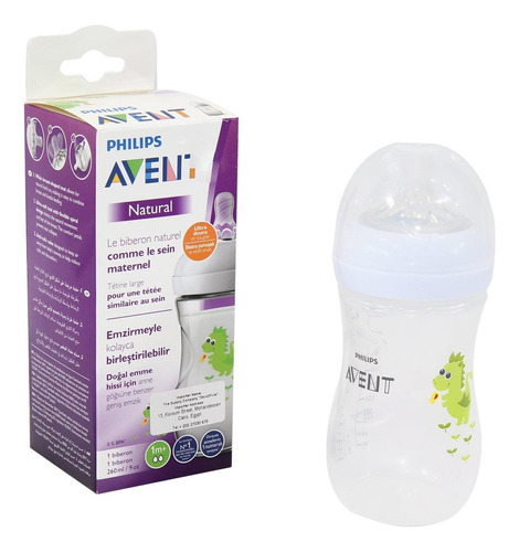 Tetero Philips Avent Natural 9oz (animales)